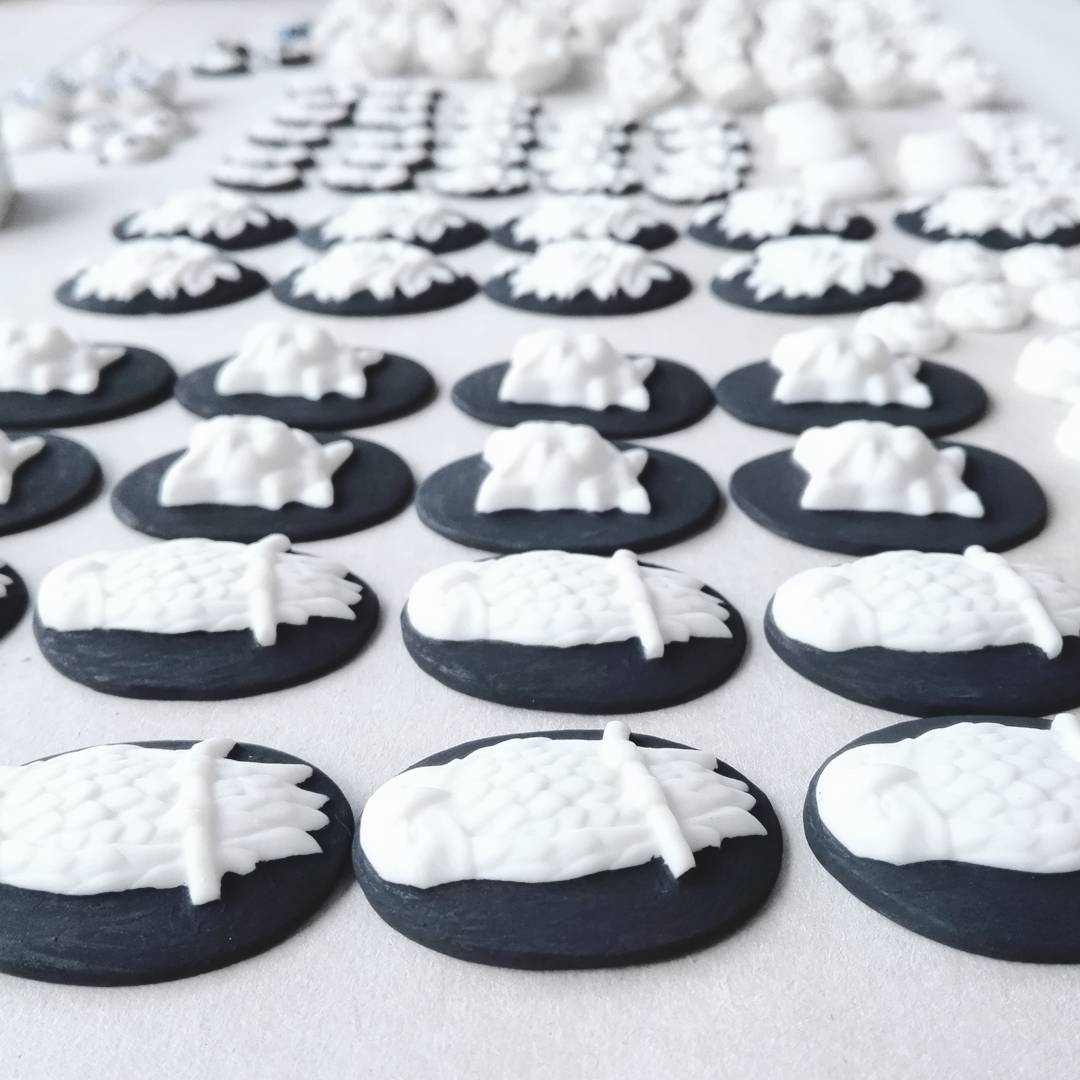 Dark Romance Porcelain Rose Cameo Necklace