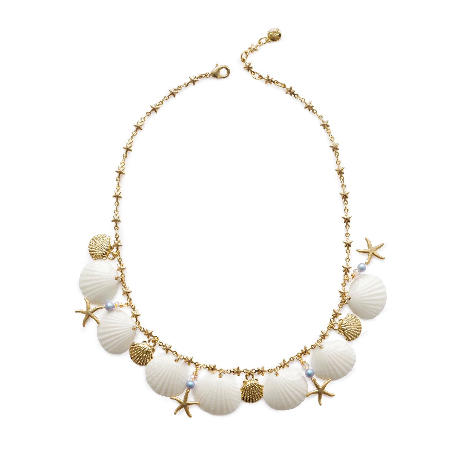 Little Mermaid Porcelain Seashell Necklace – POPORCELAIN