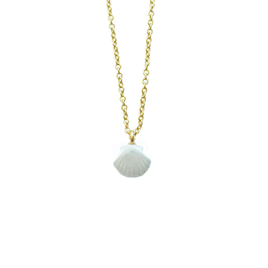 Mini Porcelain Seashell Necklace
