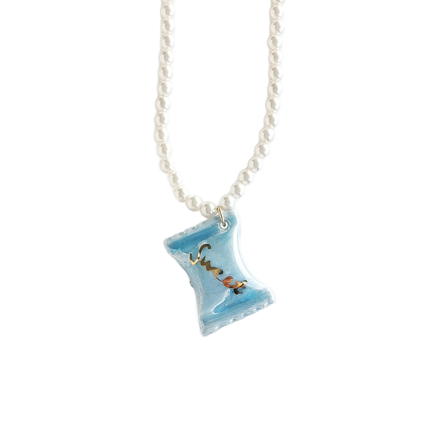 Porcelain Sweet Candy Pearl Necklace