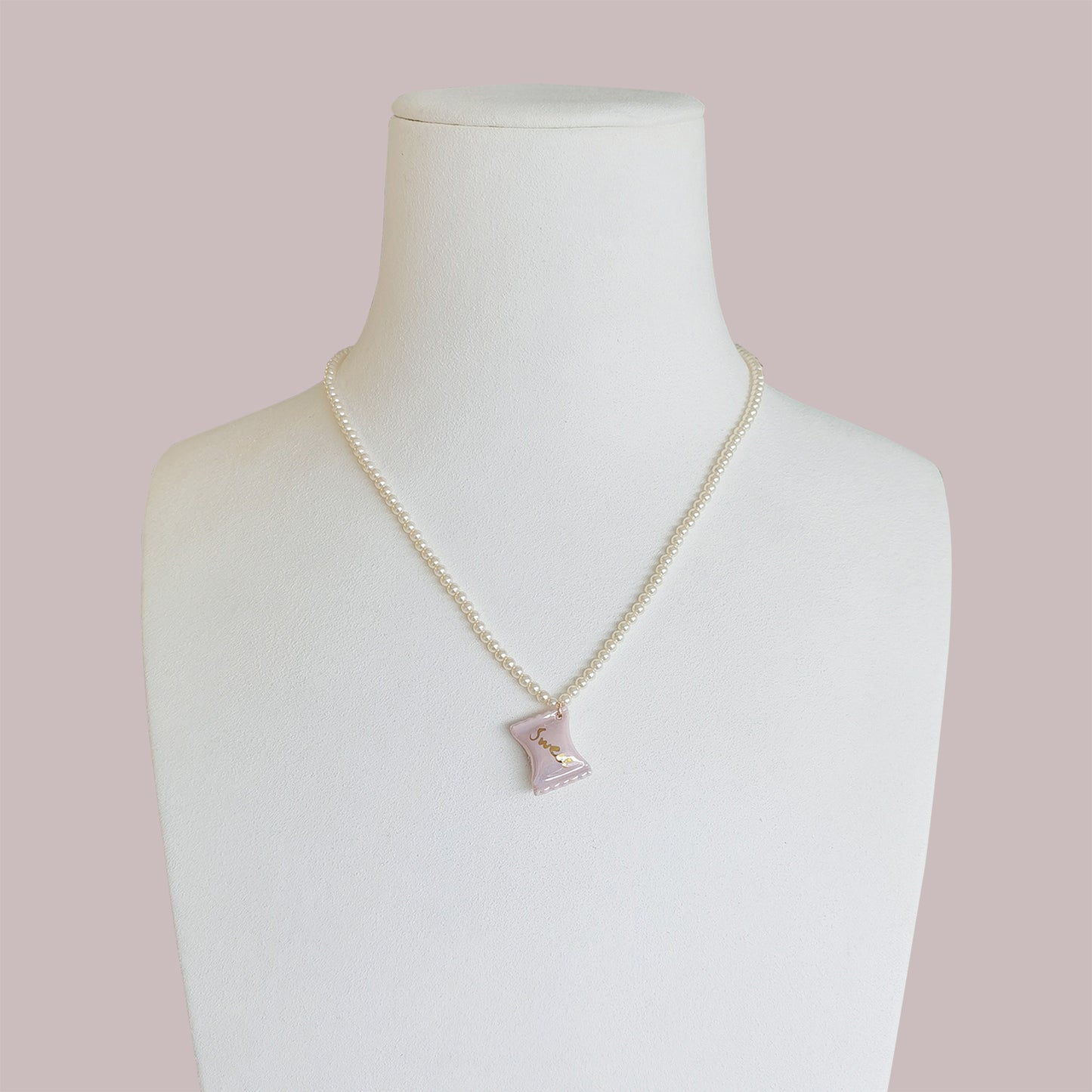 Porcelain Sweet Candy Pearl Necklace