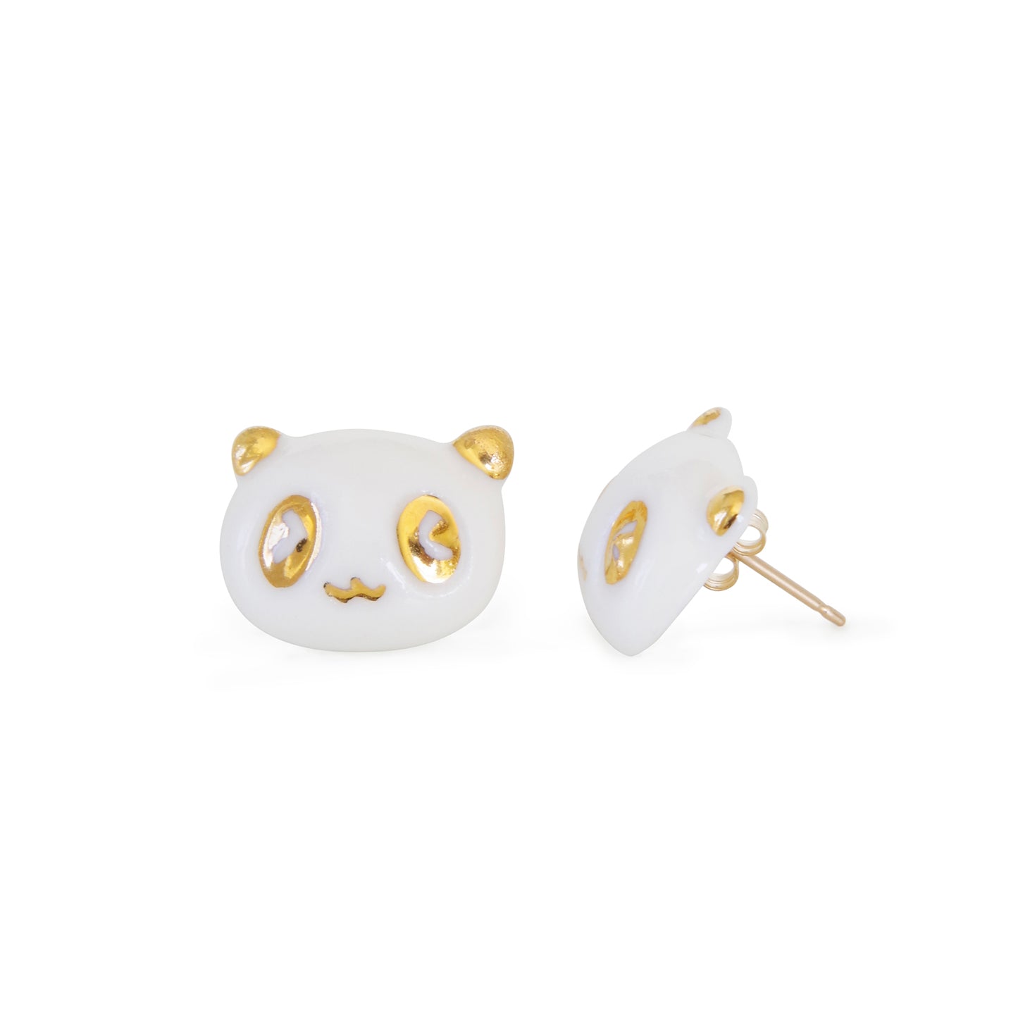 Lucky Panda Stud Earrings