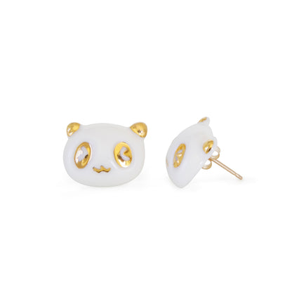 Lucky Panda Stud Earrings